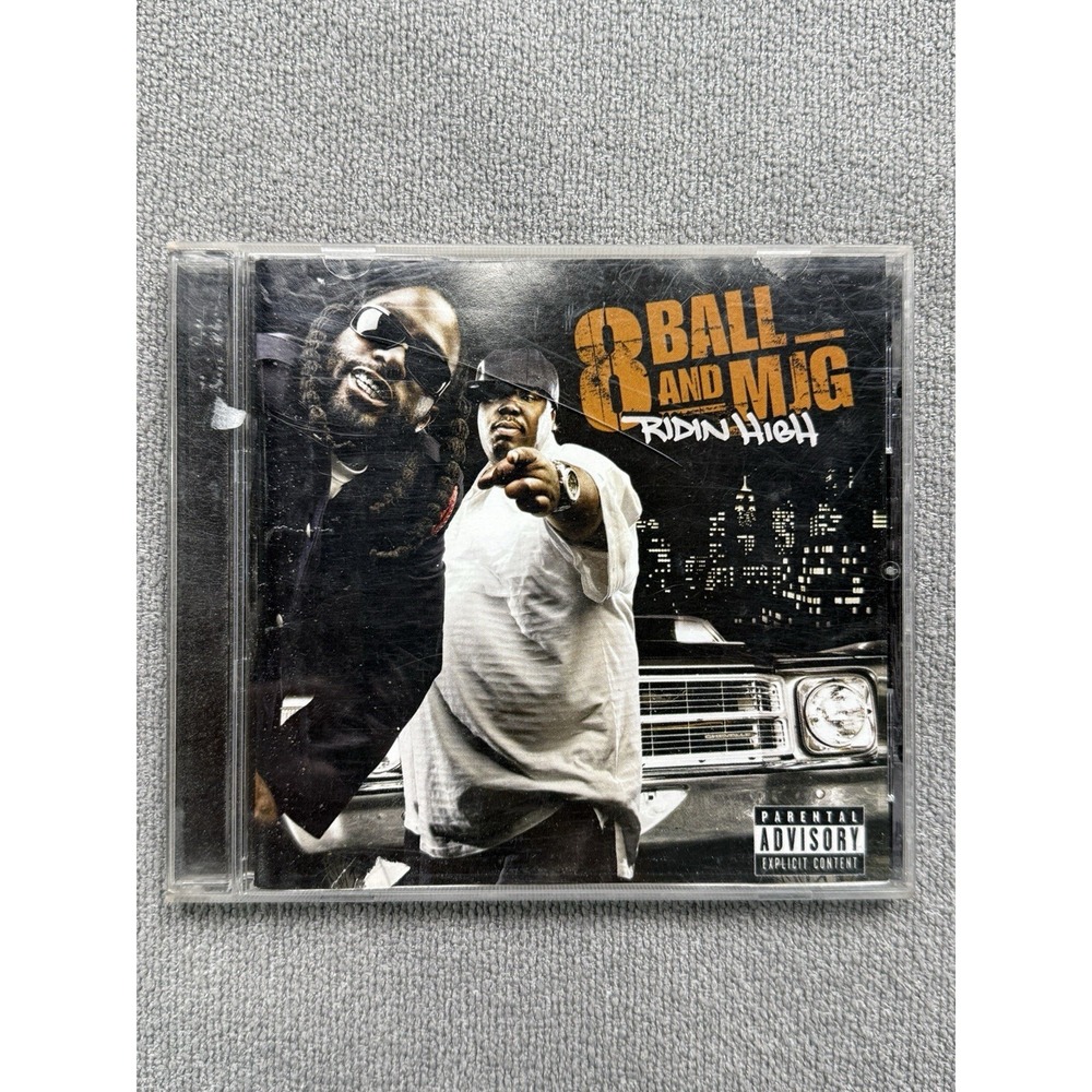 8Ball And MJG Ridin High CD 2007 Southern Rap Hip Hop Album